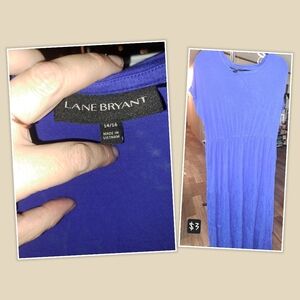 Lane Bryant blue Dress